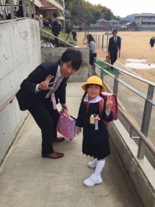 入学式でした。