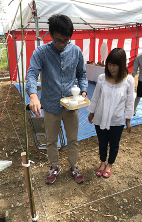 地鎮祭を終えました・・・