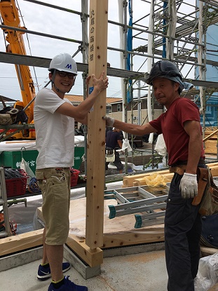 太子町鵤にて、K様邸上棟中！！