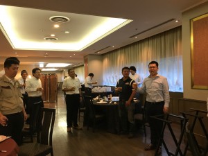 日航ホテル　食事会