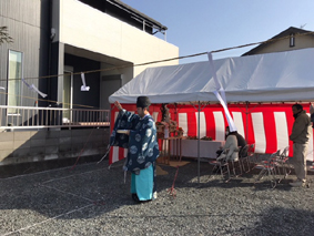 地鎮祭でした！　　　～相生市山手にて～