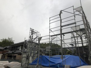 明日はいよいよ上棟です！