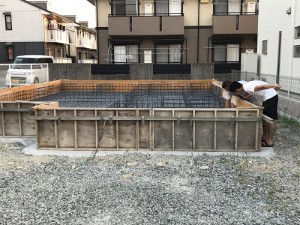 『 岸原建築日記 』･･･太子町にて基礎検査立会！