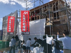 祝・上棟！お菓子まきを行いました　～姫路勝原区にて～
