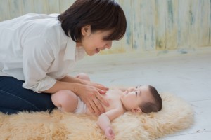 赤ちゃんの時期の今しか 体験できないベビーマッサージ教室