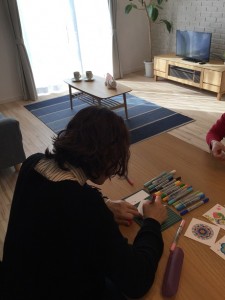 塗り絵開始