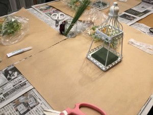 ホワイトランタンのガーデンアレンジ教室を開催しました！