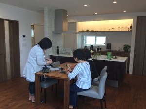 がま口バック作り教室を開催しました！