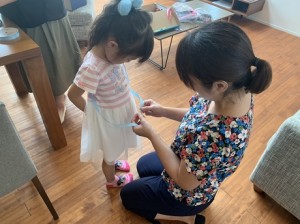 ひも調節〇