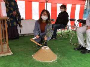 大安吉日・地鎮祭を行いました！