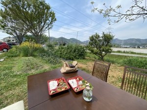 ＃美味しい空気とお弁当