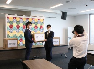 太子町にマスクを寄付しました