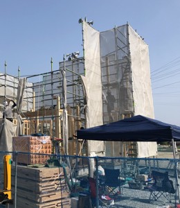たつの市K様邸新築工事の現場にて、上棟工事でした！