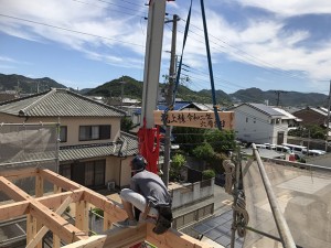 Ｔ様邸、上棟式を行いました～姫路市御国野町にて～