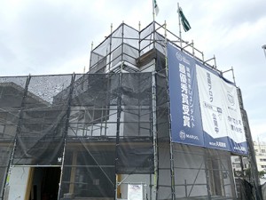姫路支店、モデルハウス工事進行中！　～吹き抜け開放～
