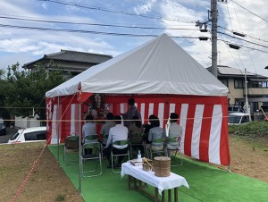 お家づくりの始まり！～たつの市にてＩ様邸地鎮祭～