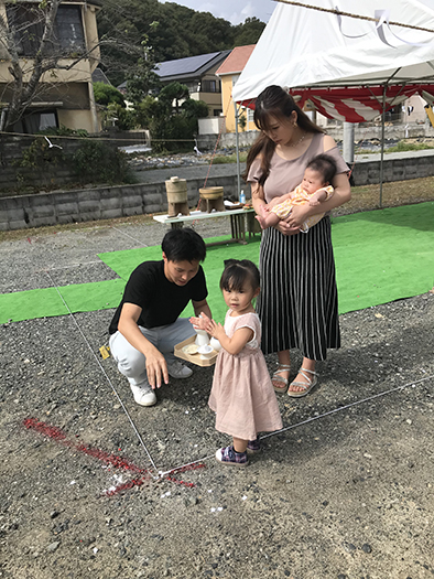 Ｈ様邸のお家づくり～相生市にて地鎮祭でした～
