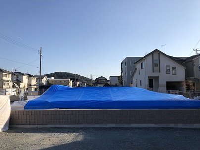 Ｍ様邸まもなく上棟です。