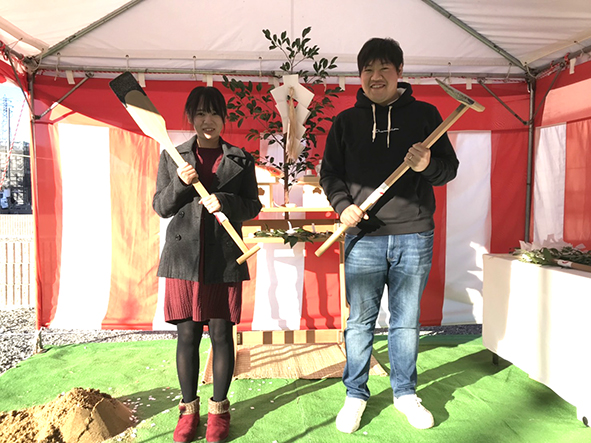 無事に地鎮祭を終えました～太子町にて、Ｔ様邸の新築工事～