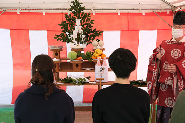 ２月２２日は、地鎮祭、上棟工事の日～お家づくり進んでいます～