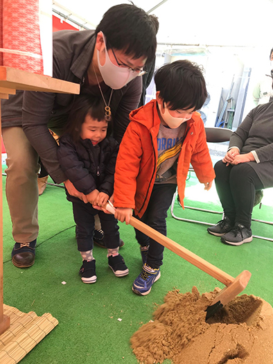 地鎮祭、お家づくりのはじまり～姫路市にて、F様邸～