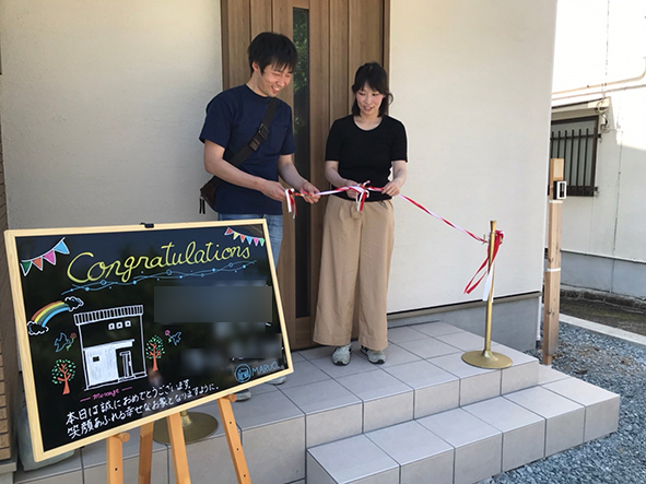 お引渡し式と上棟式がありました
