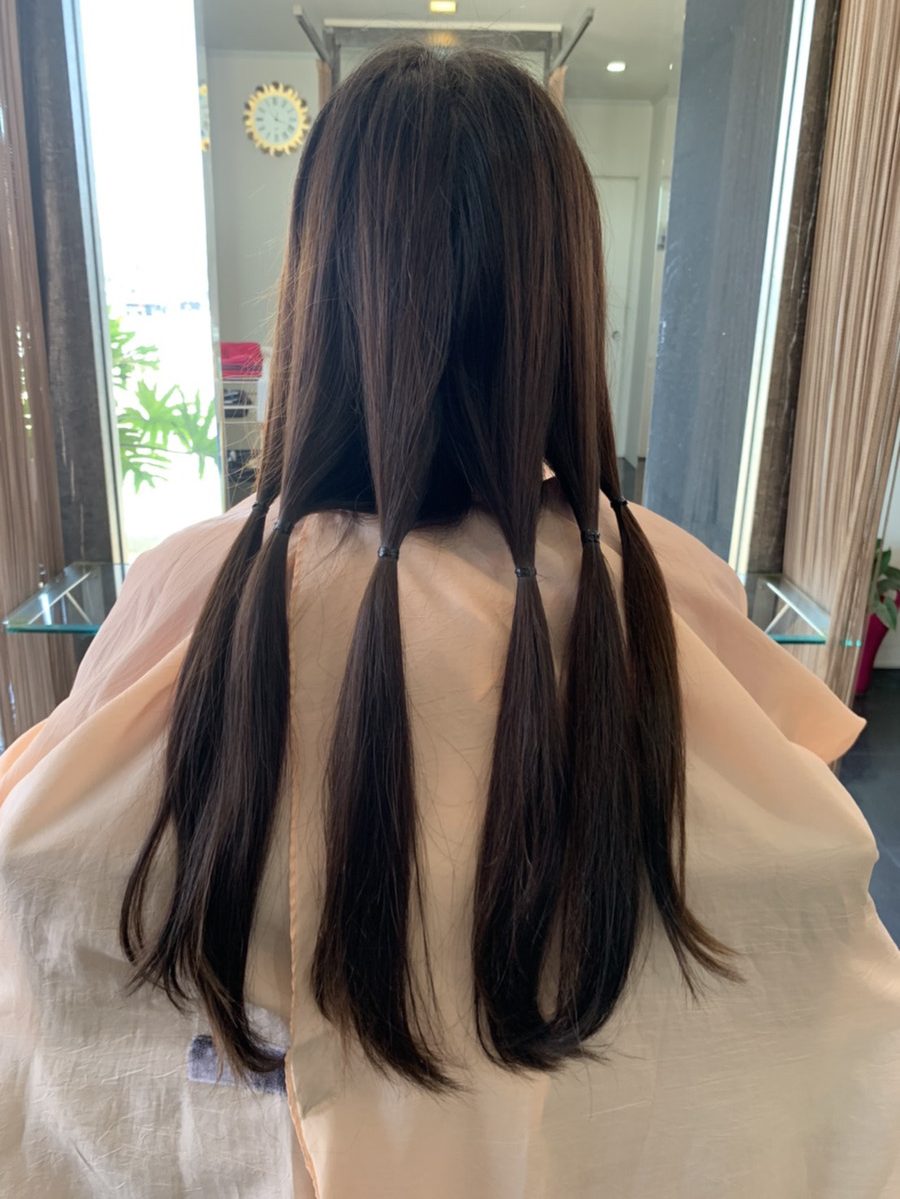 ヘアドネーションしてきました！！