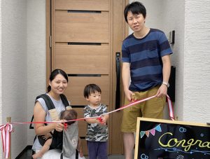 高天井の開放感のあるお家が完成！お引渡し式でした ～たつの市　Y様邸～