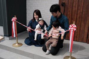 桜満開！お引渡し式でした　～たつの市にてT様邸～