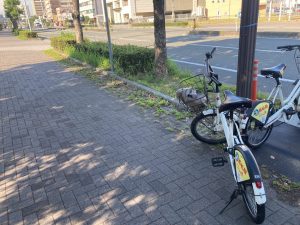 姫チャリに乗ってきました。
