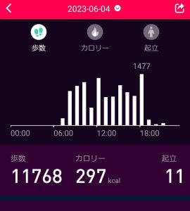 思わぬ日の10000歩？！