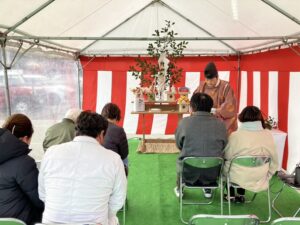 Y様邸、地鎮祭がありました♪